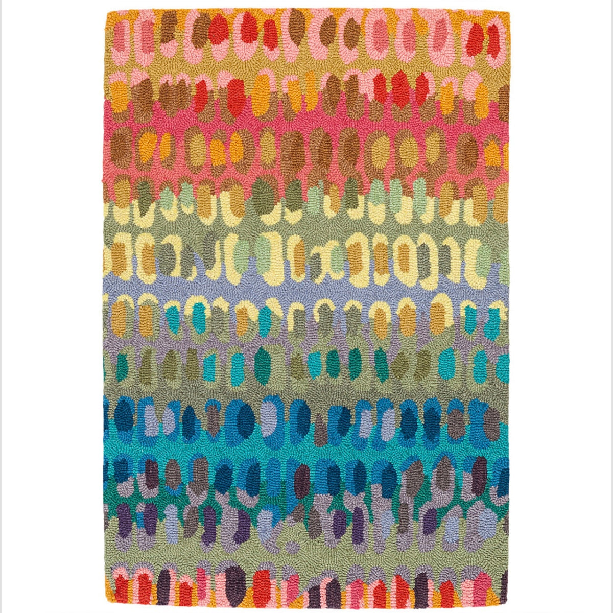 Paint Chip Wool Rug