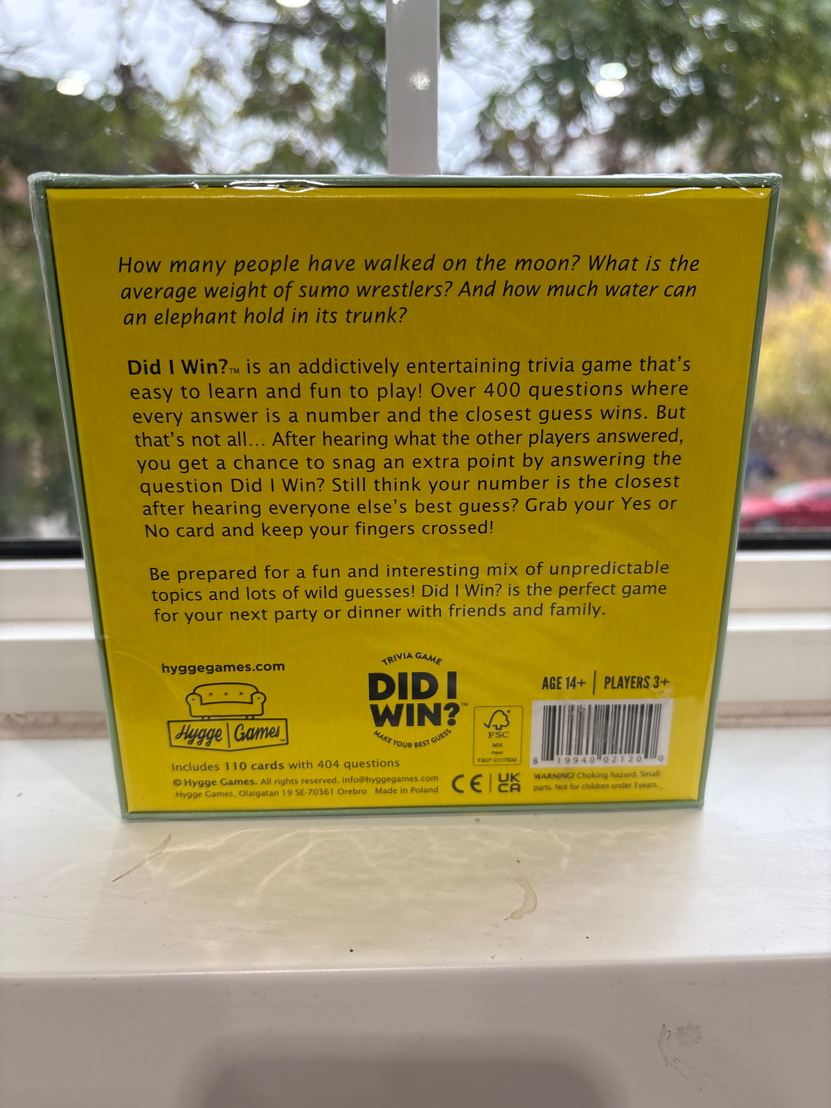 Trivia Game- Did I win?