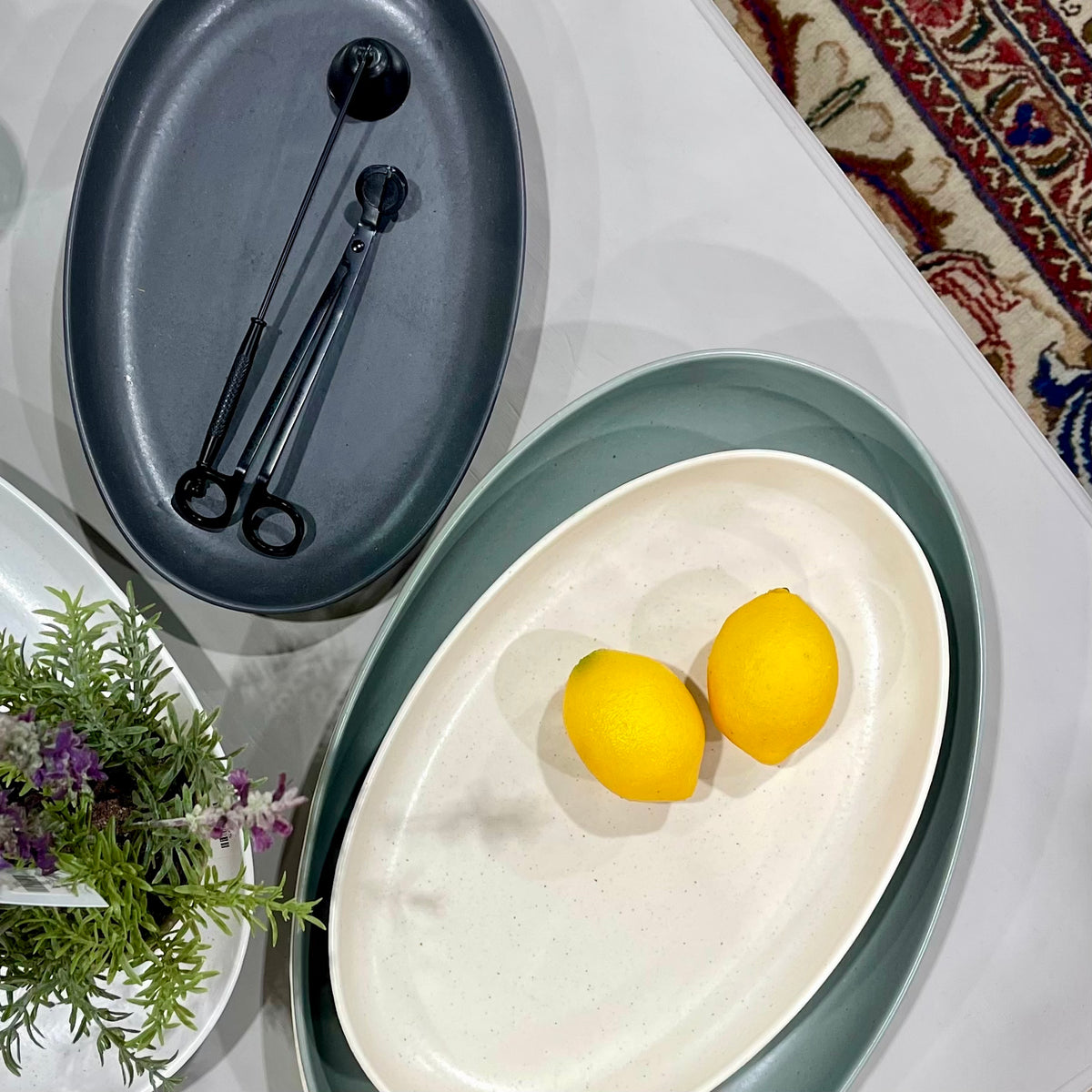 Stoneware Oval Platter