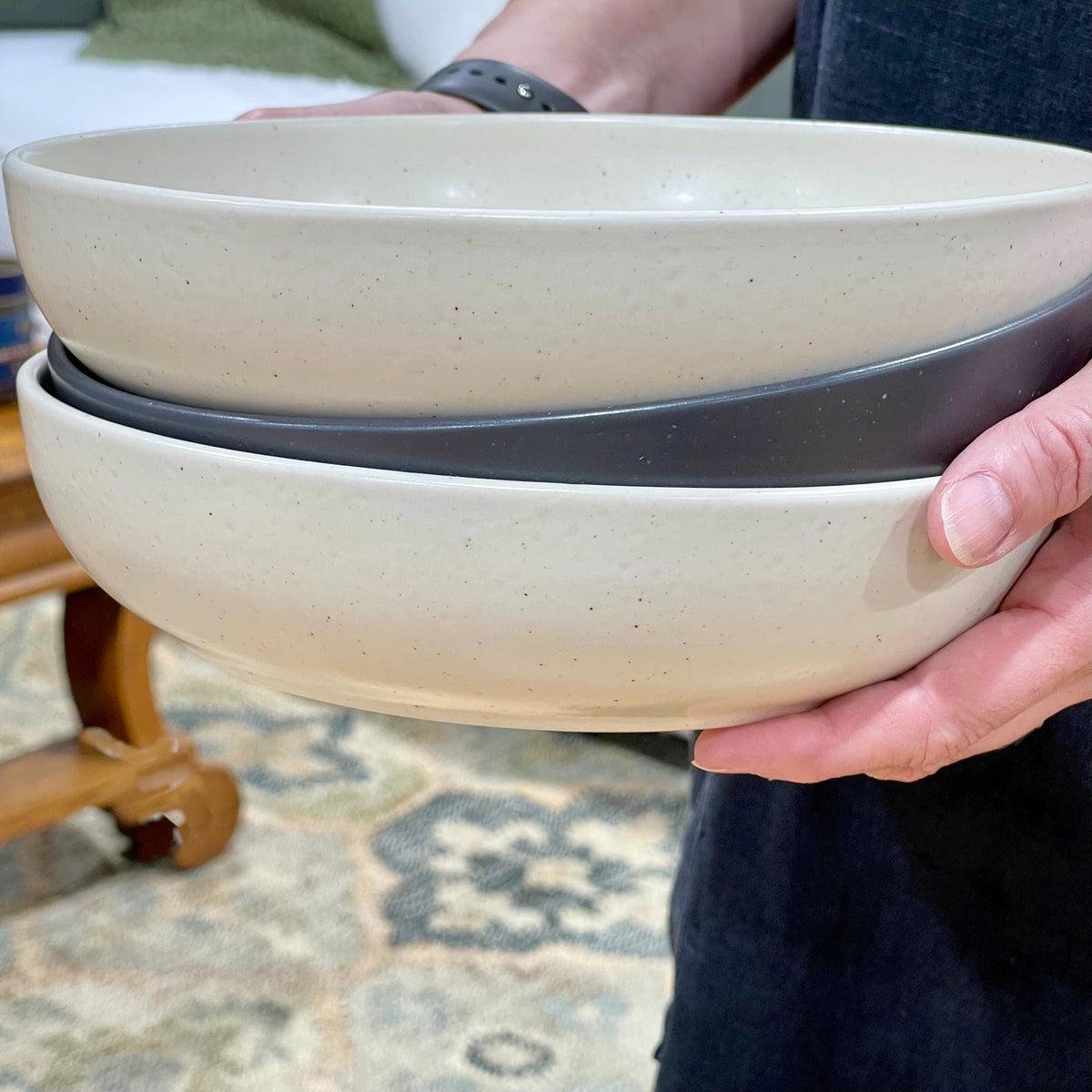 Stoneware Pasta Bowl