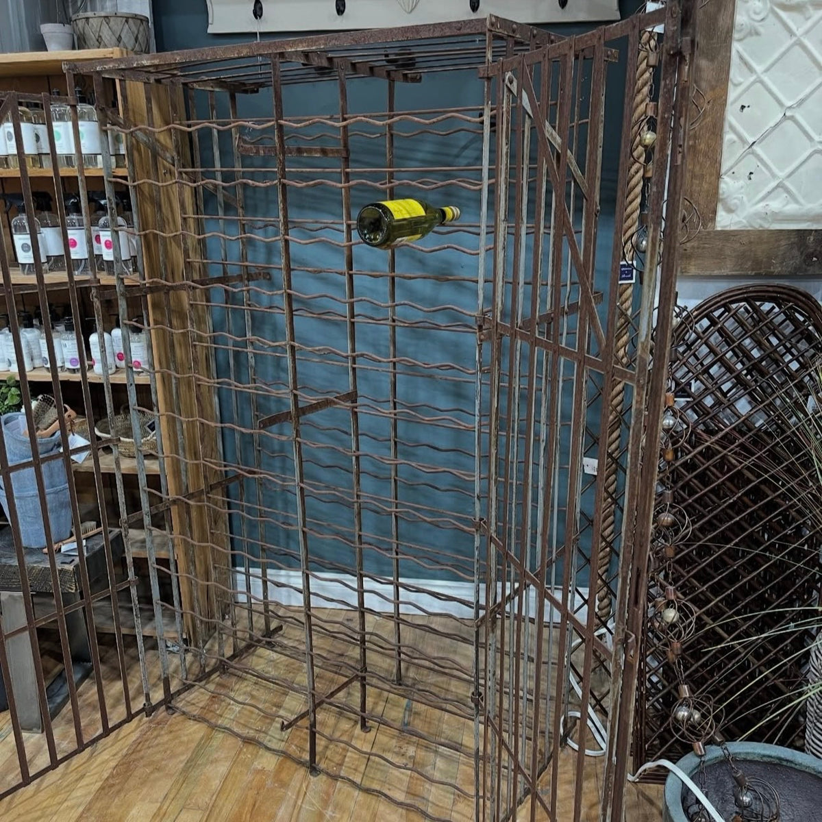 Antique Wine Storage Rack