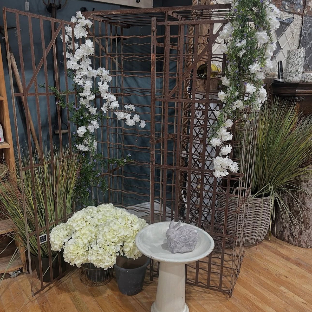 Antique Wine Storage Rack