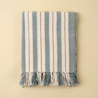 Cavendish Cotton Throw Blue