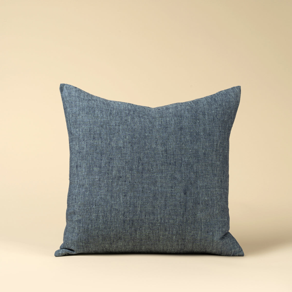 Linen Chambray Pillow Denim