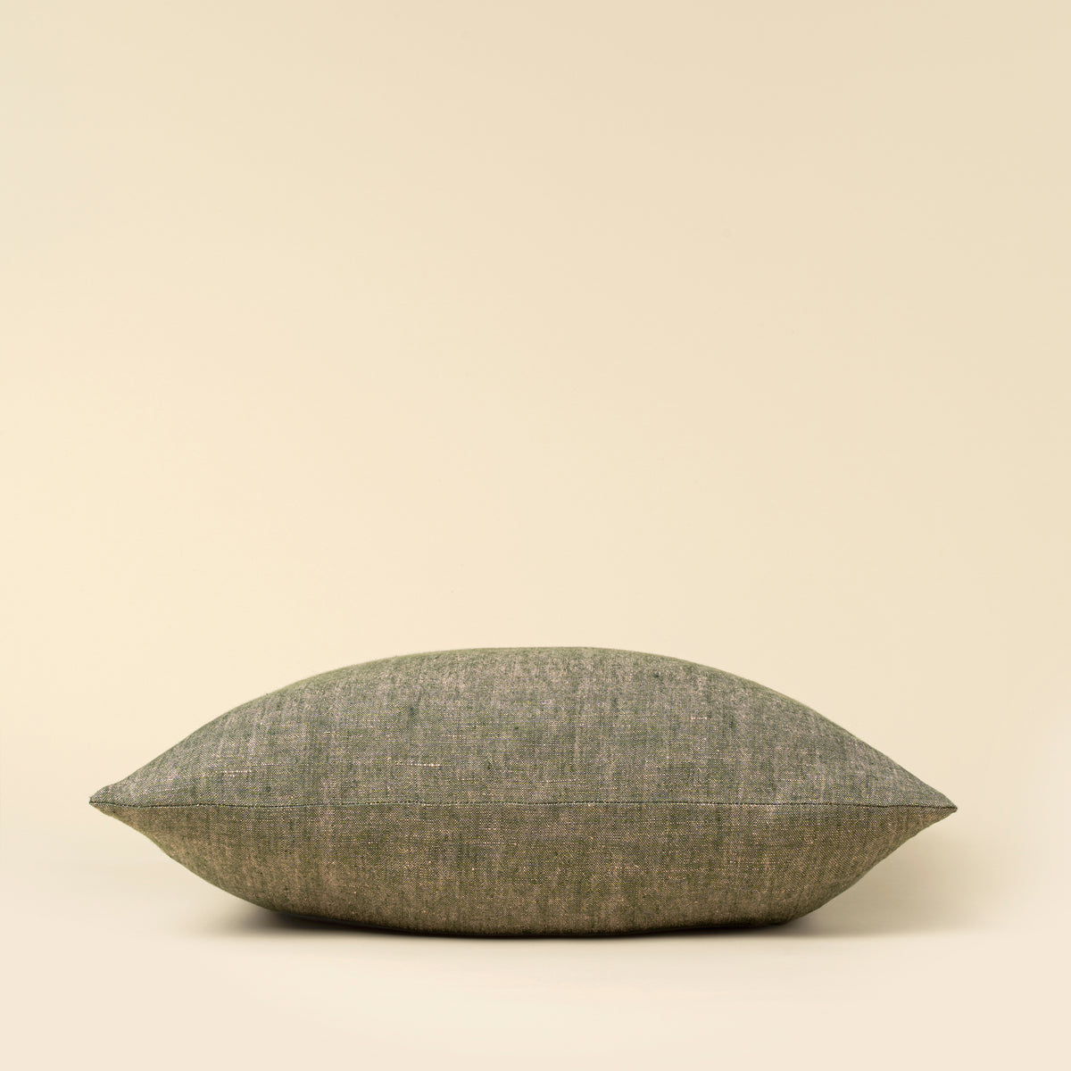 Linen Chambray Pillow Green