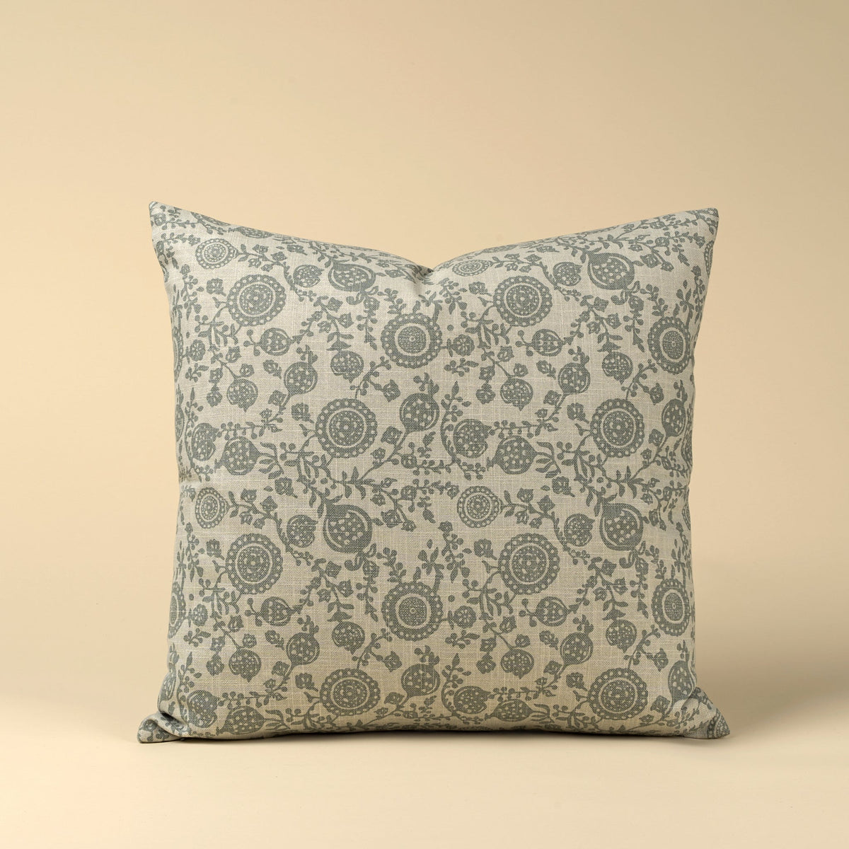 Pomegranate Pillow, Slate Blue