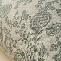 Pomegranate Pillow, Slate Blue