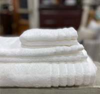 Cotton Bath Towels- White Colour