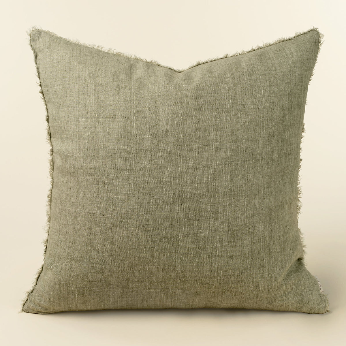 Coussin en lin Lina 24x24 Driftwood