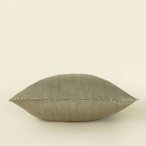 24x24 Lina Linen Pillow Driftwood