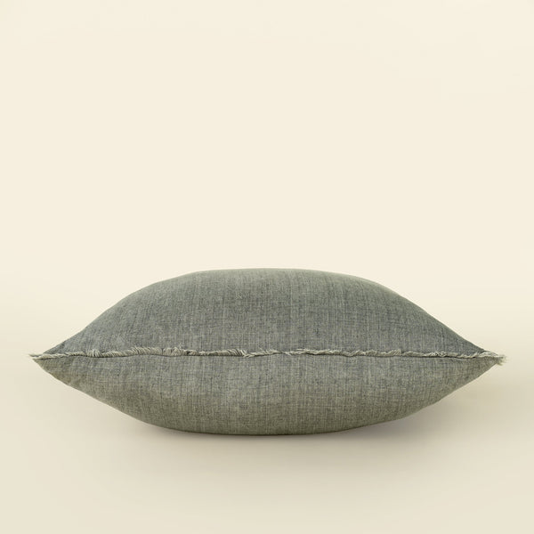 24x24 Lina Linen Pillow Grey
