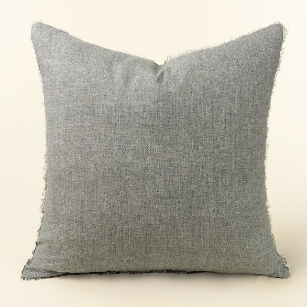 24x24 Lina Linen Pillow Grey