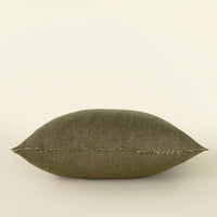 24x24 Lina Linen Pillow Mink