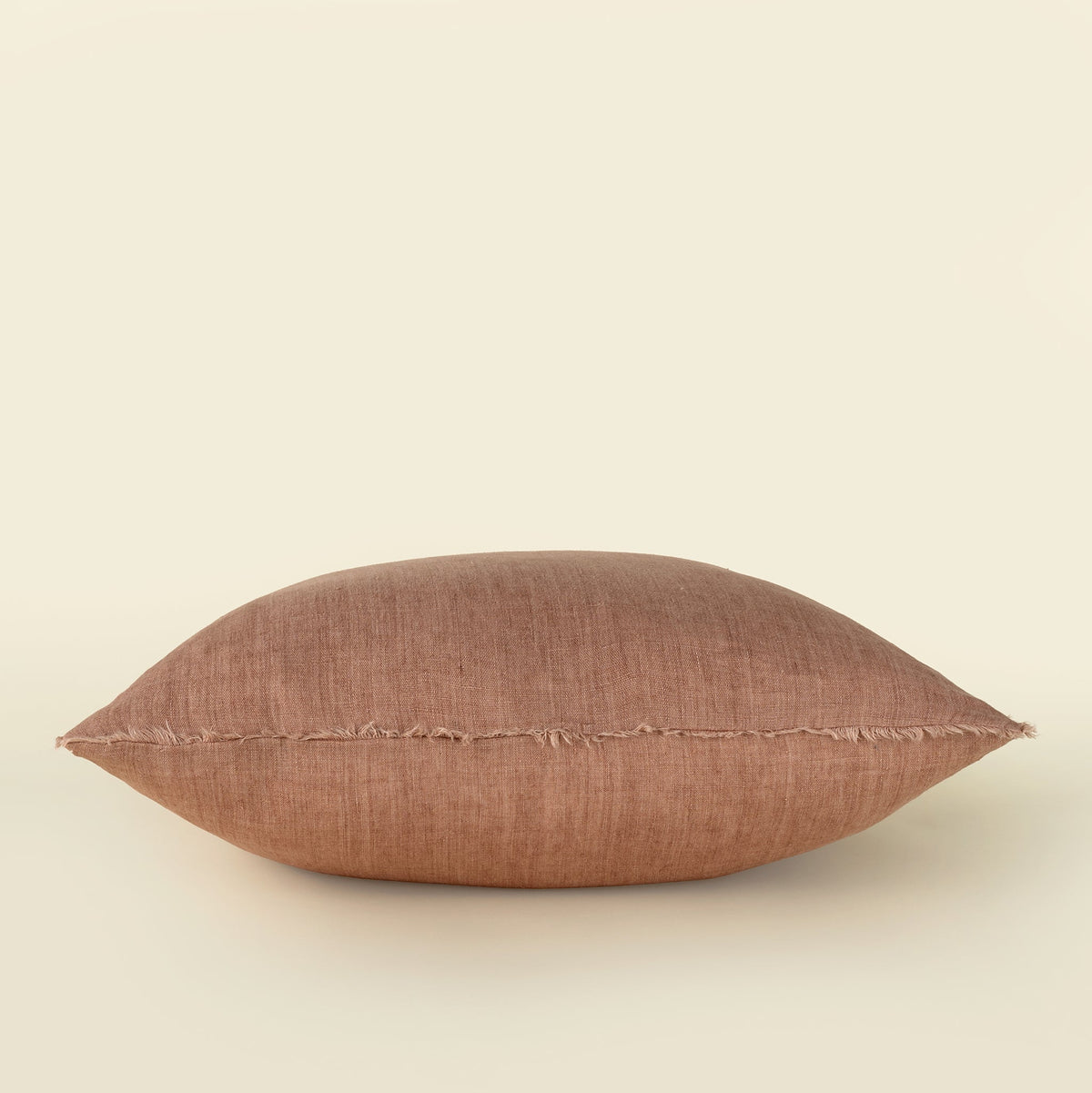 24x24 Lina Linen Pillow Redwood