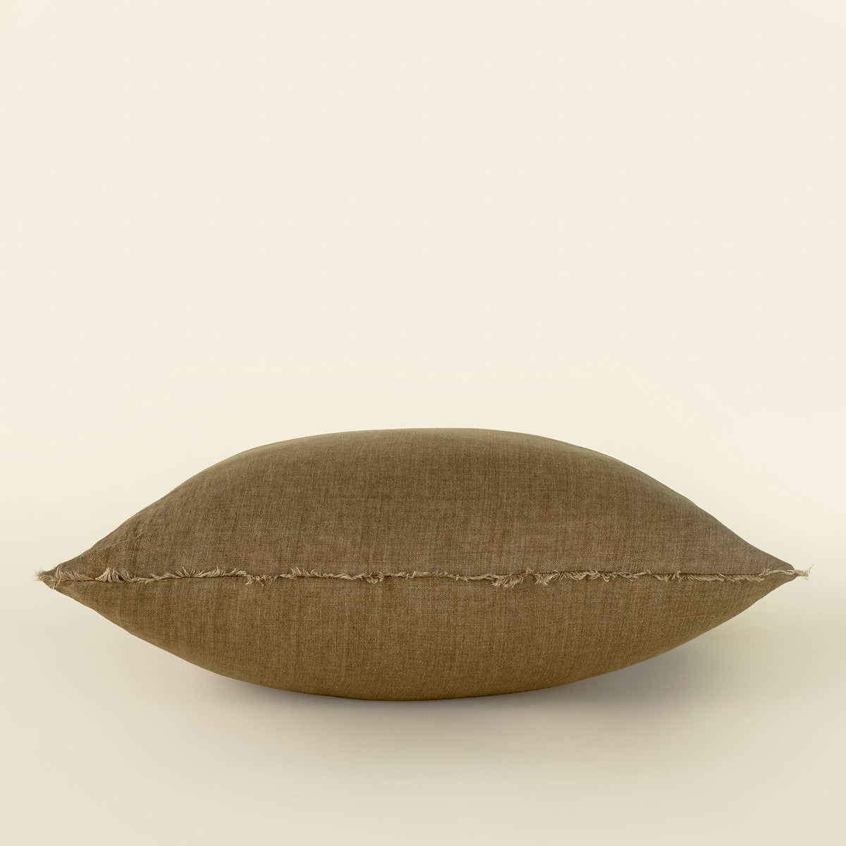 24x24 Lina Linen Pillow Hazelnut