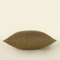 24x24 Lina Linen Pillow Hazelnut