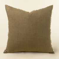 24x24 Lina Linen Pillow Hazelnut