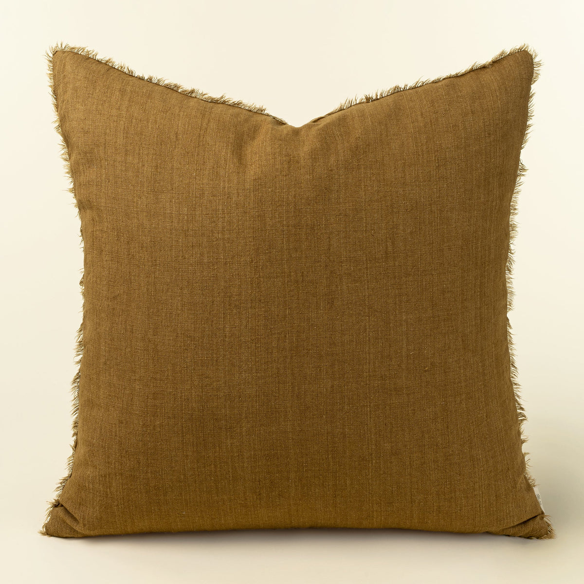 24x24 Lina Linen Pillow Gold
