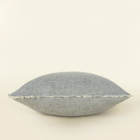 24x24 Lina Linen Pillow Navy Stripe