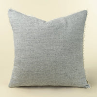 24x24 Lina Linen Pillow Navy Stripe