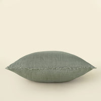 24x24 Lina Linen Pillow Flint Grey