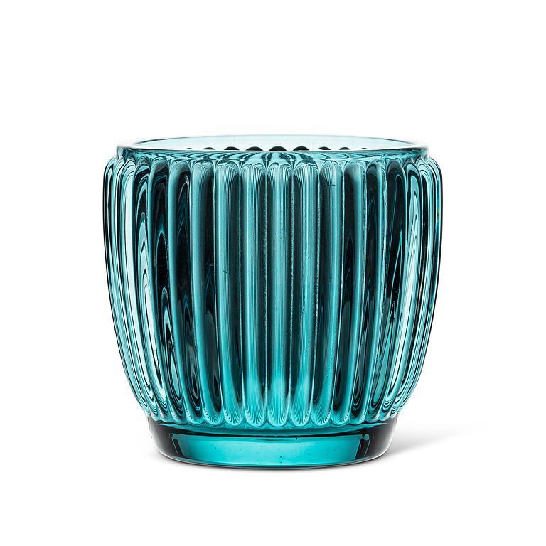 Ribbed Votive Candle Holder