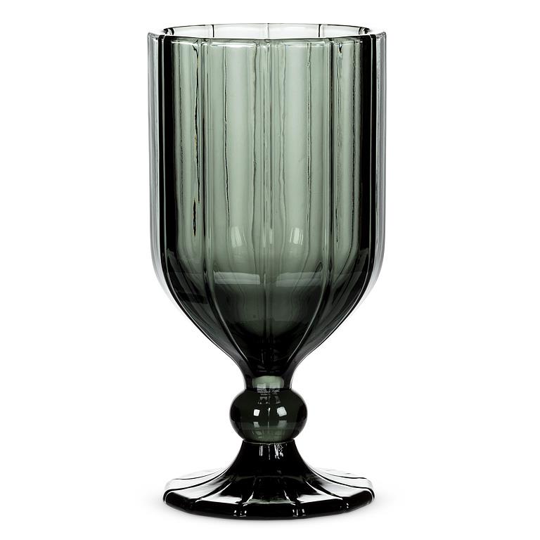 Smoke Panel Goblet 6.5"