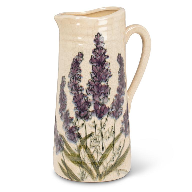 Lrg Lavender Jug 11"