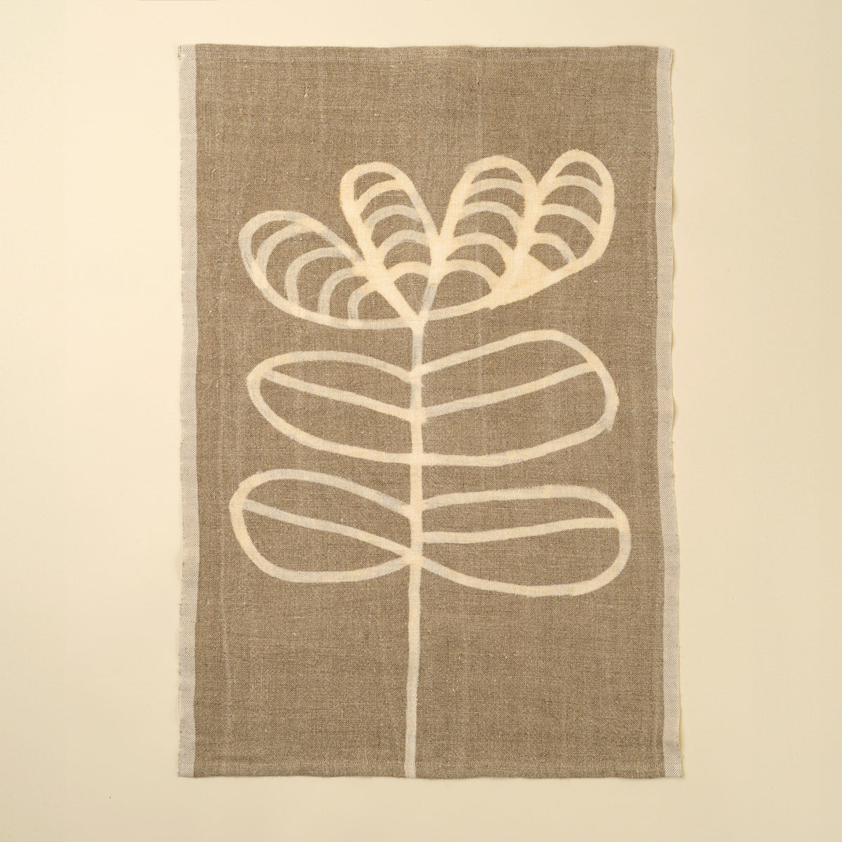 Tulip Selvage Linen Tea Towel
