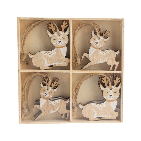 Boxed set of Wood Ornaments