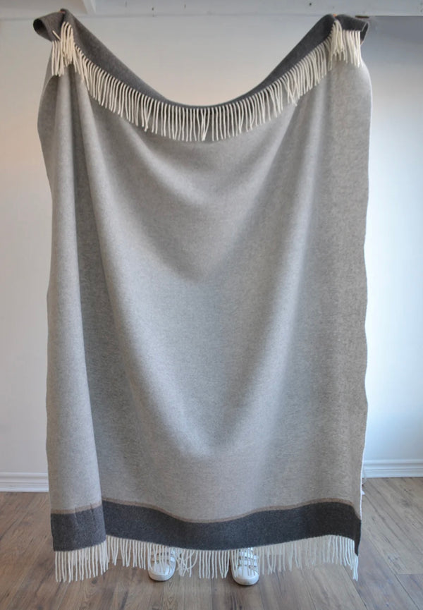 Wool Cashmere Elegant Throw