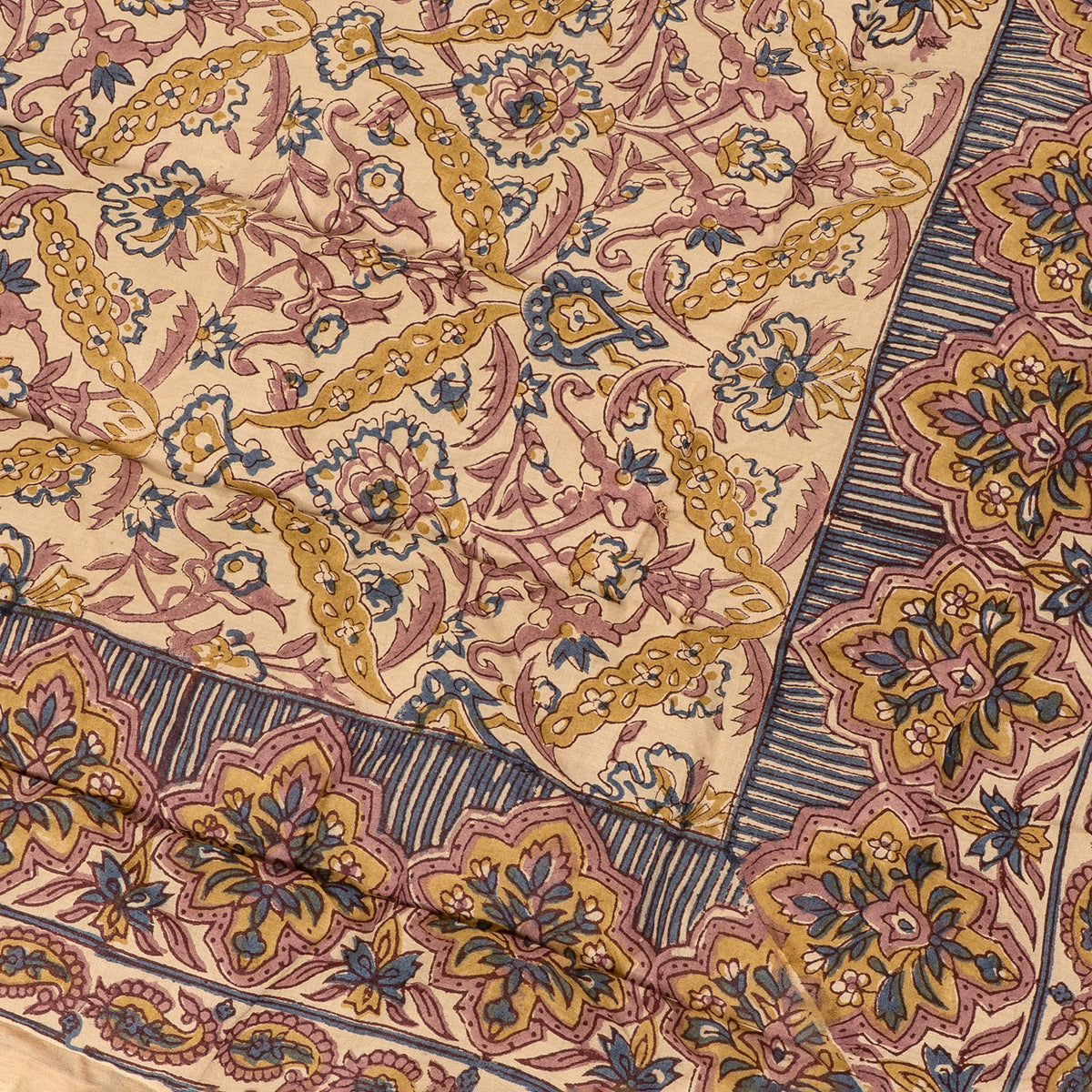 Luna Vine Block Print Quilt