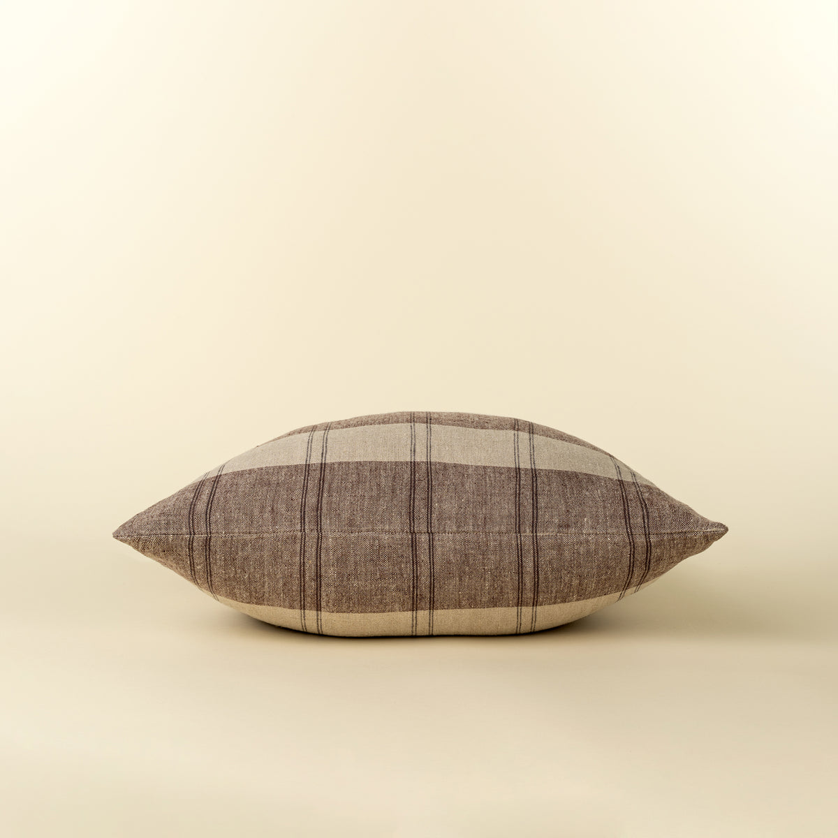 Fieldstone Plaid Linen Pillow