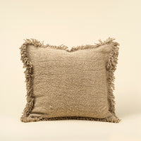 Linen Fringe Pillow