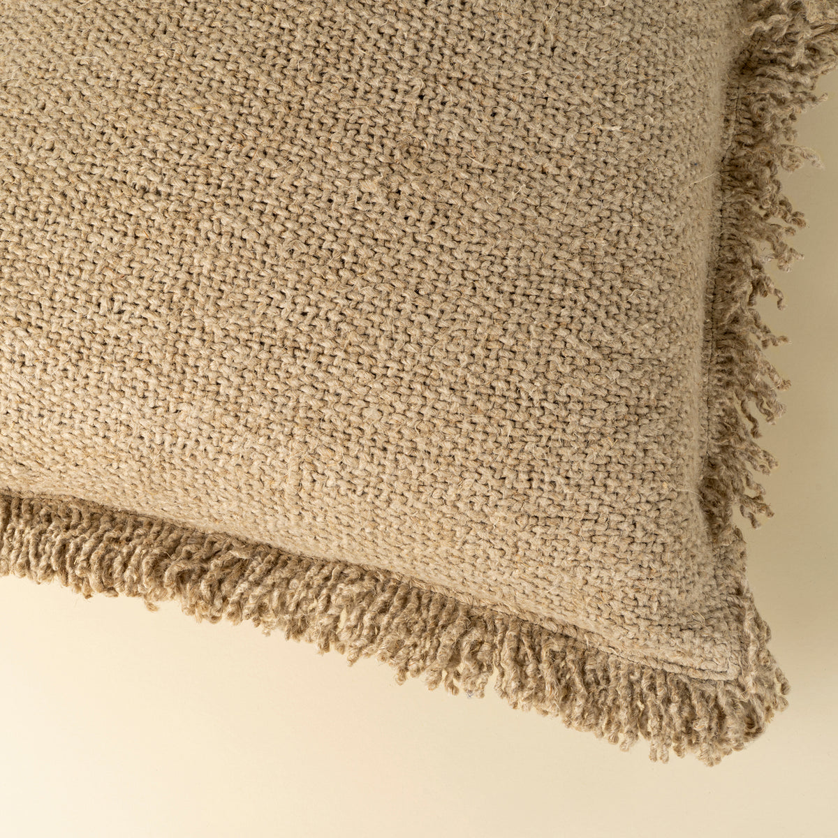 Linen Fringe Pillow