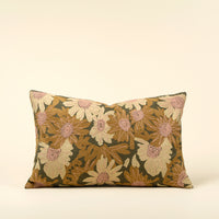 Flower Grove Embroidered Pillow