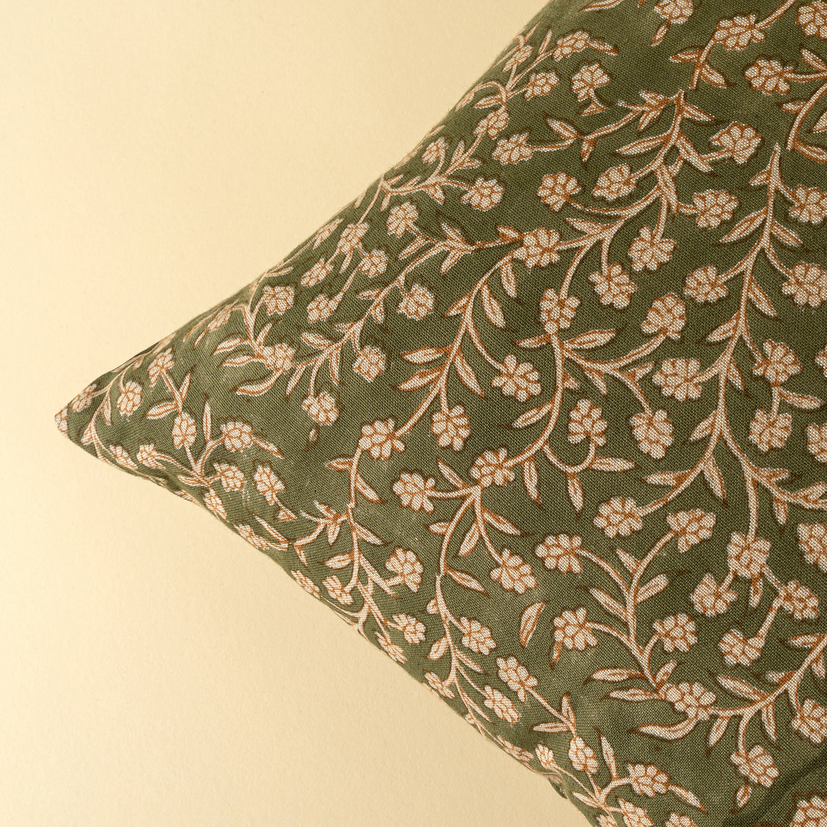 Wildvine Block Print Pillow
