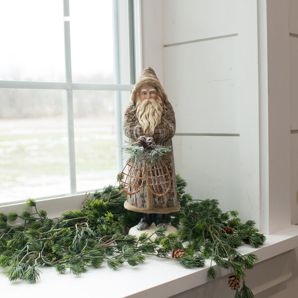 Snowshoe Claus Figure