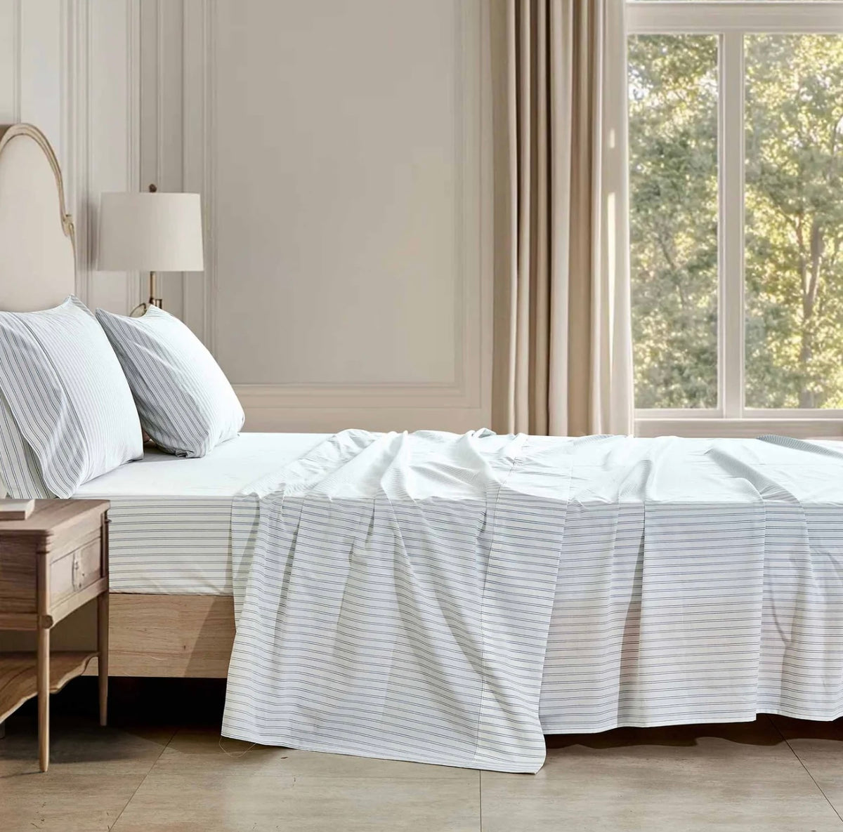 Striped Cotton sheet set
