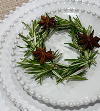 Table Setting Natural Wreath