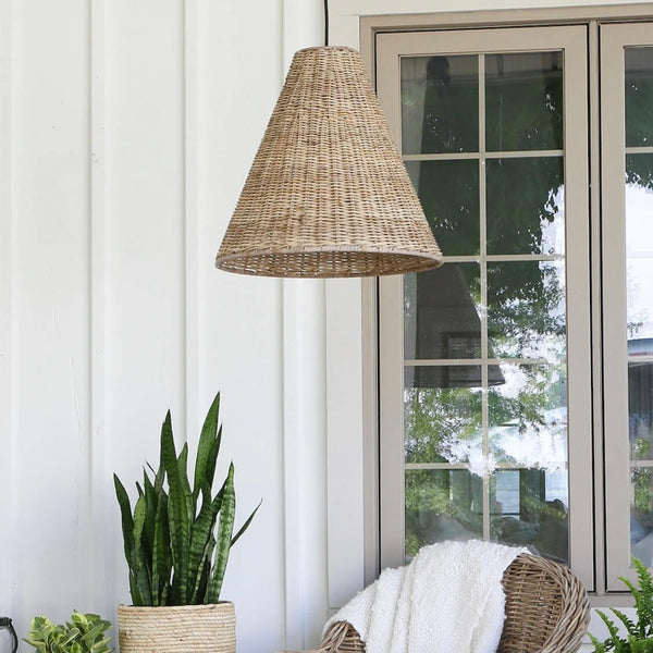 Rattan Pendant Light