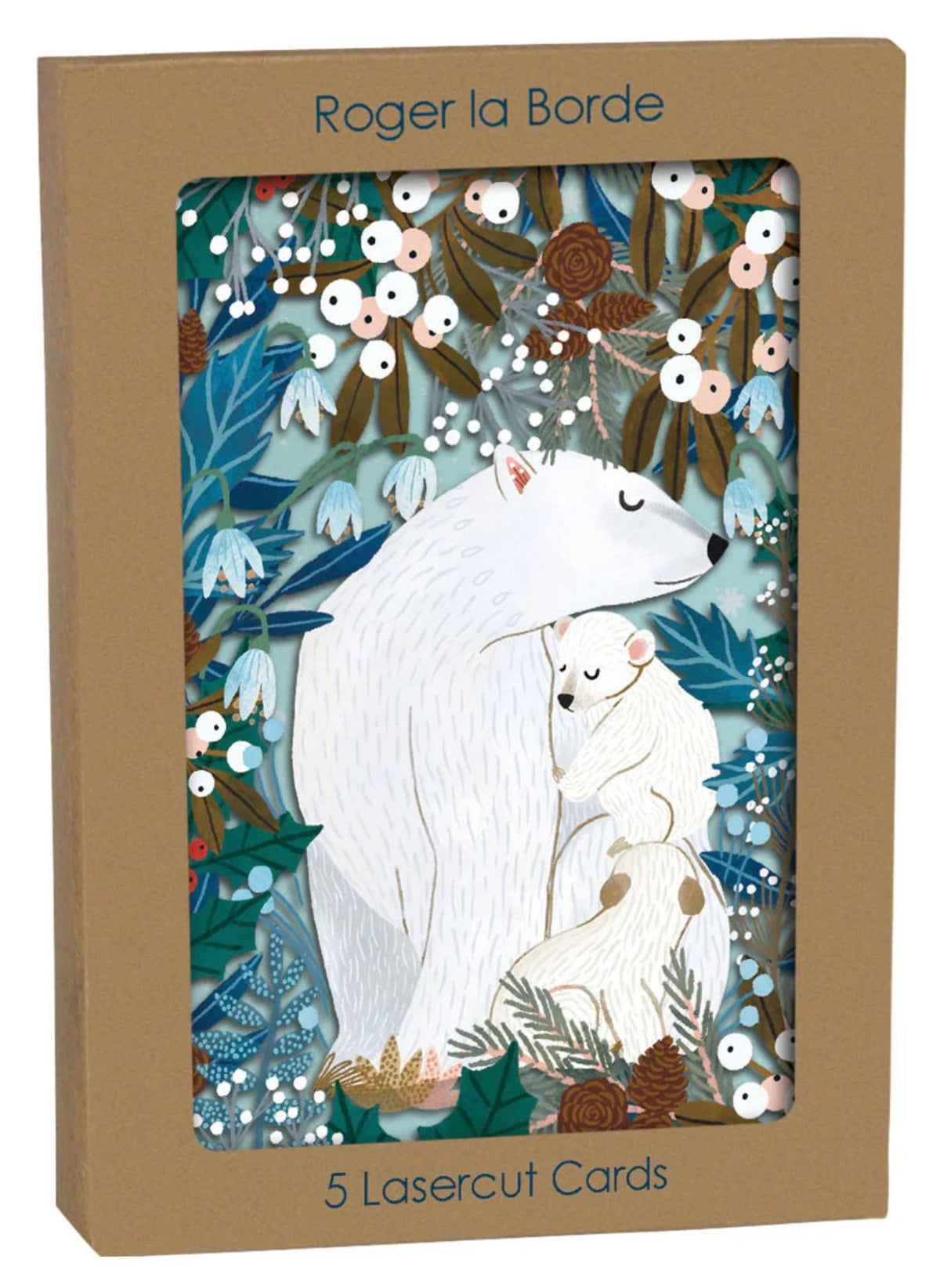 Lasercut Cards Polar Bear