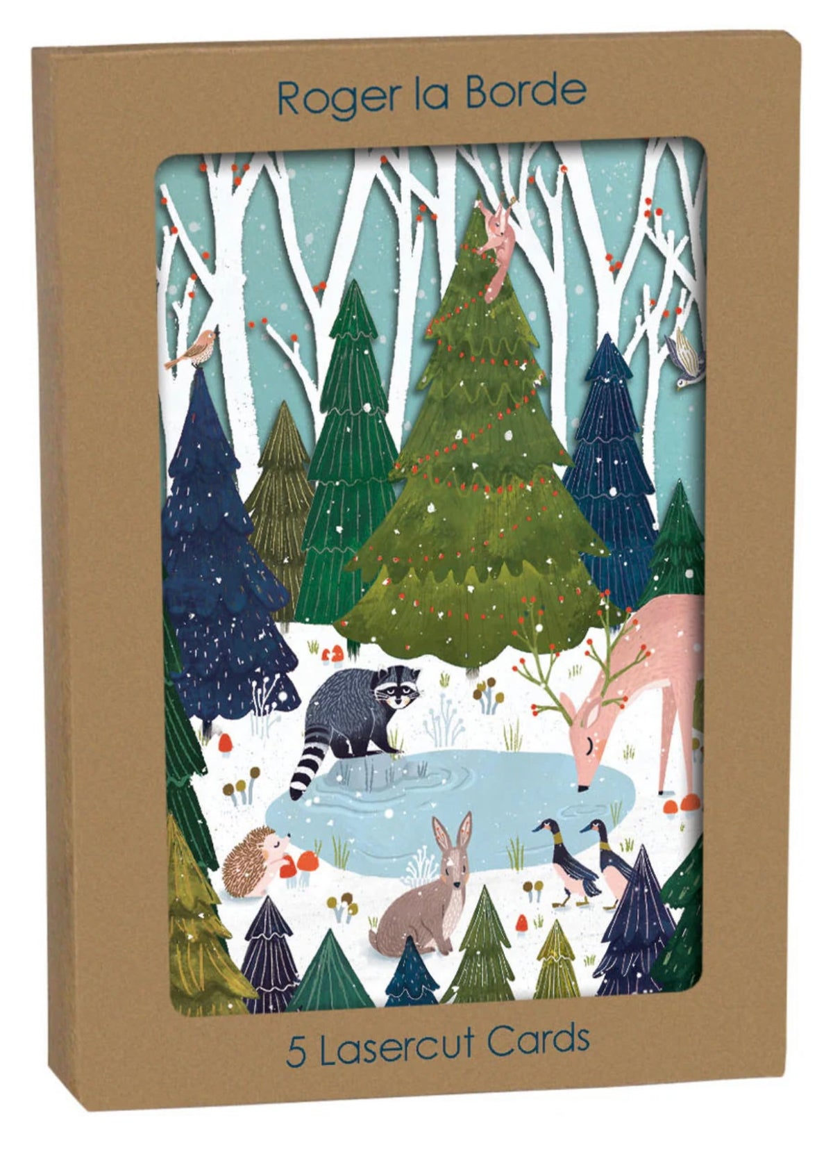 Lasercut Cards Forest Animals