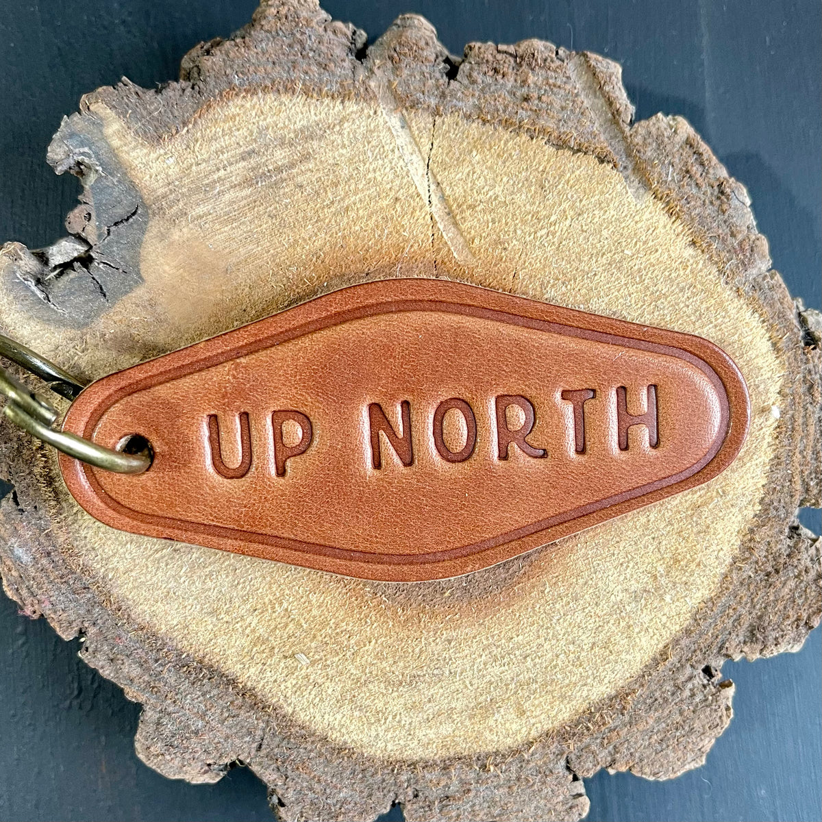 Leather Keychain