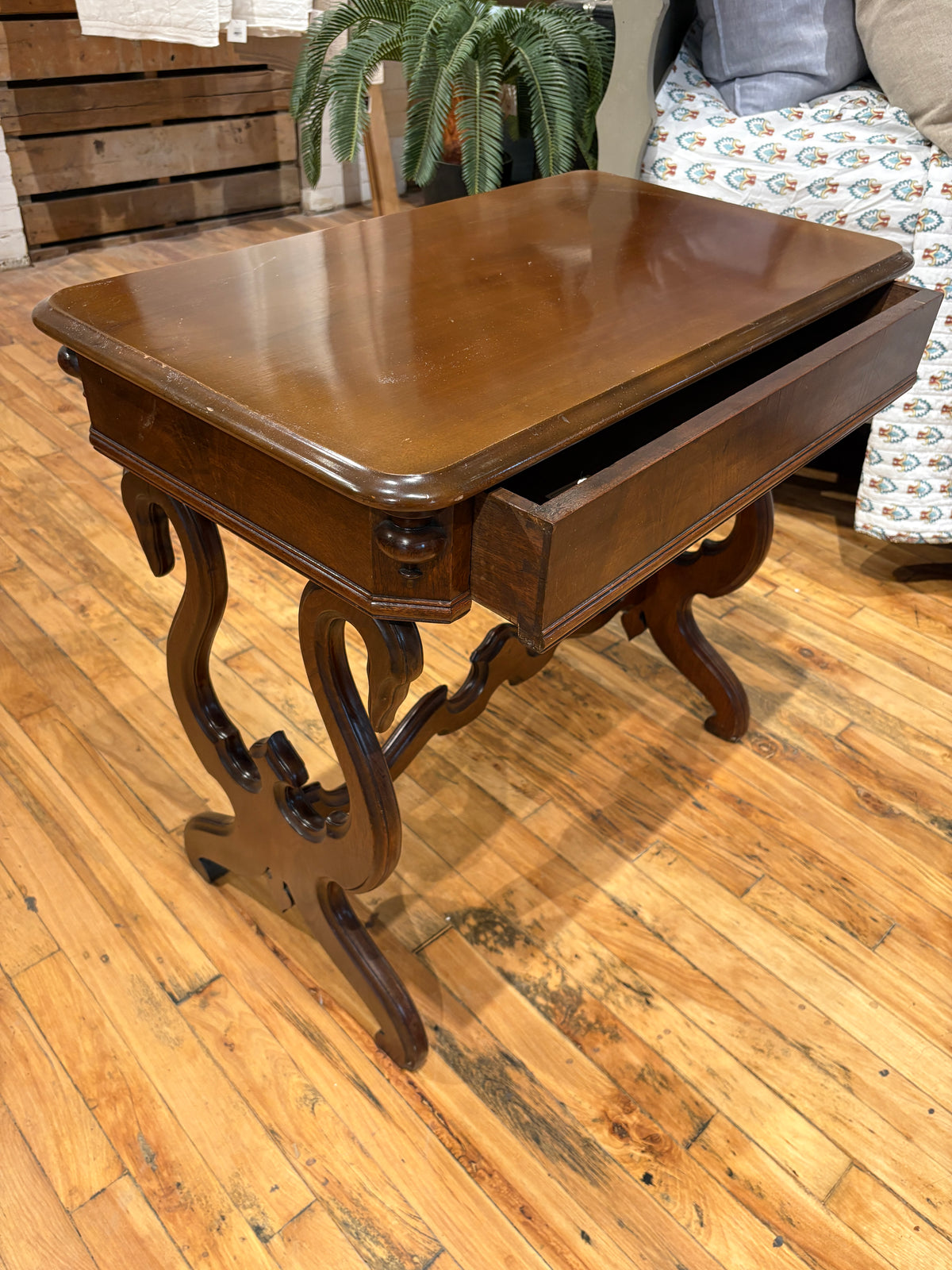 Walnut End Table
