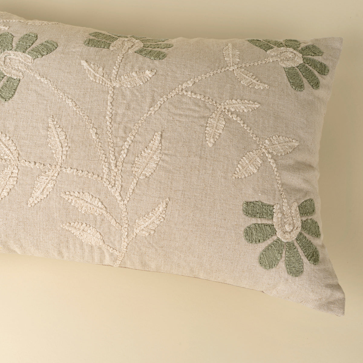 Green Petal Cushion