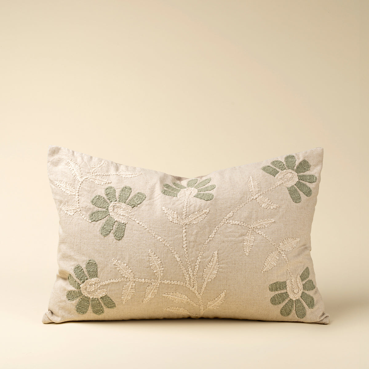Green Petal Cushion